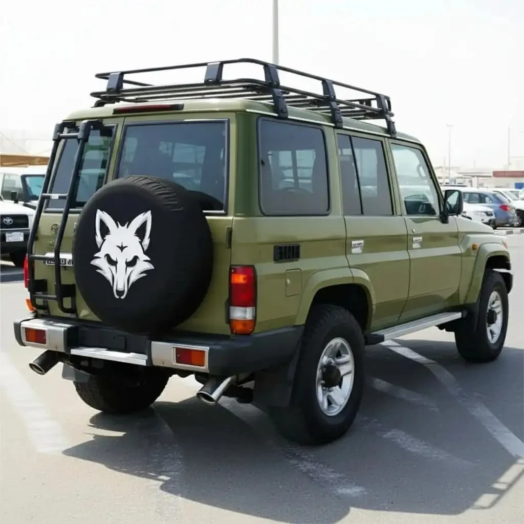 Fox Designed Spare Wheel Tire Cover